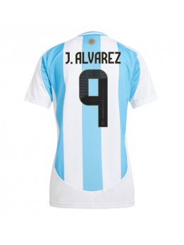 Argentinien Julian Alvarez #9 Heimtrikot für Frauen Copa America 2024 Kurzarm